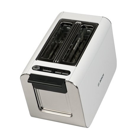 Bosch | TAT8611 | Toaster | Power 860 W | Number of slots 2 | Housing material Stainless steel | White/ silver - 4
